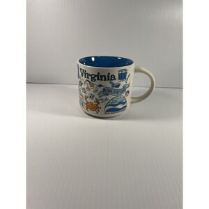 STARBUCKS Coffee Mug 2018 VIRGINIA Been There Series 14 oz. ACROSS GLOBE